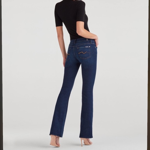 7 For All Mankind crystal logo jeans - Picture 3 of 5